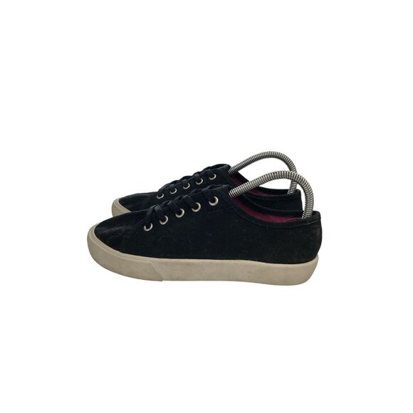 Wonder Nation Size 2 Black Canvas  slip-ons Sneakers Shoes - Picture 3 of 8